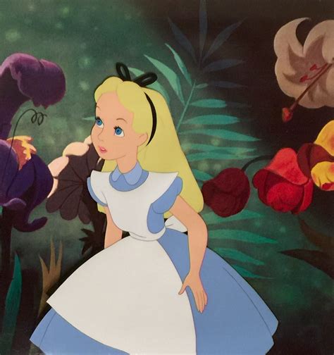 Animation Collection Original Production Cel Of Alice From Alice In