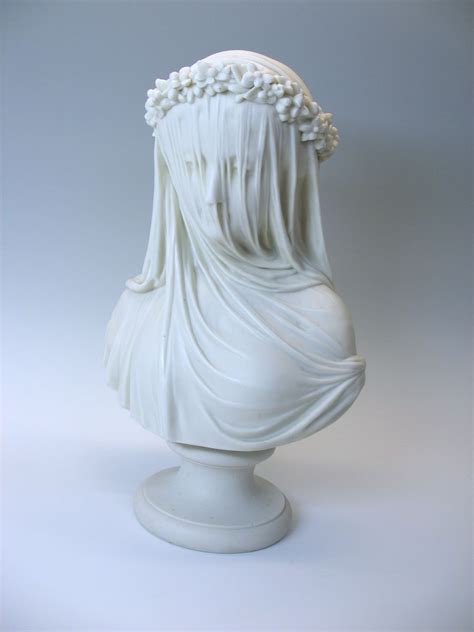 Iconic R Monti 1861 Copeland Parian Bust The Bride Parian Bust