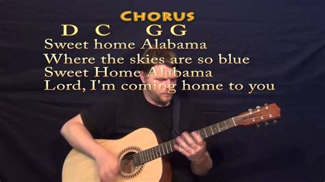 Sweet Home Alabama Guitar Chords And Strumming Pattern Music About Life