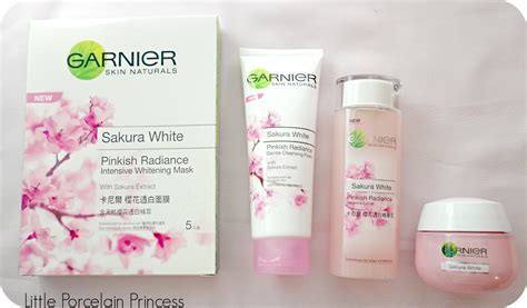 Using drugstore and online acne products, i hope you love it! Little Porcelain Princess: Review - Garnier Sakura White ...