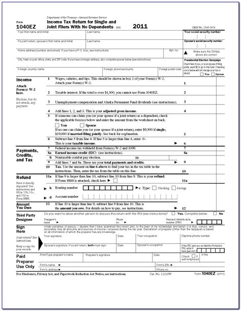 2014 Federal Income Tax Form 1040 Instructions Tax Walls