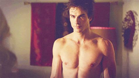 When Damon Effectively Seduces Us With His Sexy Smolder The Vampire Diaries Shirtless Pictures