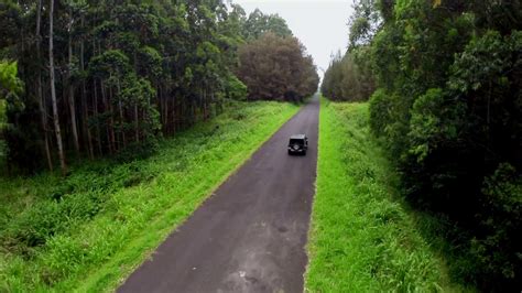 Car Driving Down Forest Road Aerial Stock Footage Sbv 300208892 Storyblocks