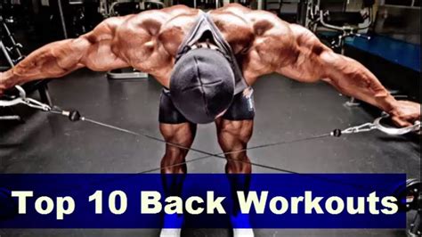 How To Do A Complete Back Workout Top 10 Best Back Workouts Youtube