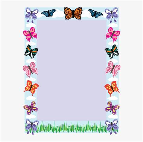 Butterfly Border Designs For Paper Free Mothers Day Borders Free