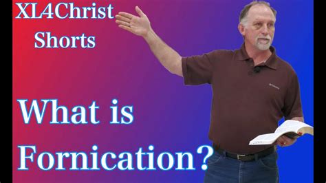 What Is Fornication Spiritual Fornication Youtube