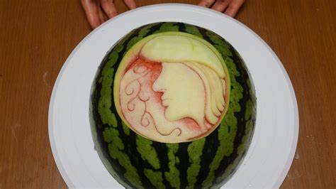 How To Make A Face Basic Watermelon Carving Fcl Team Youtube