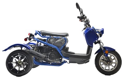Extreme Motor Sales Inc 50cc Trike Scooter Ryker Boom 49cc 50cc