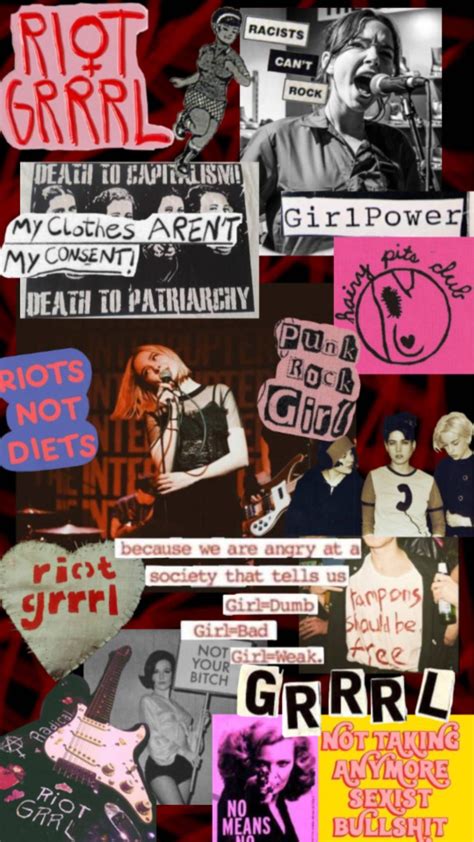 Riot Grrrl Arte Gcse Feminist Punk Poster Wall Poster Prints Posters Feminism Art Bikini