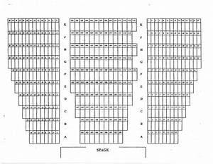 Main Stage Seating Chart At The Pac Brookdale Community College