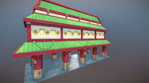 Konoha Building 3d Model By Dszarts 0aef9a9 Sketchfab