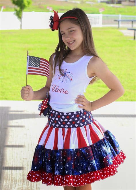 4th Of July Outfits For Girls Photos Cantik