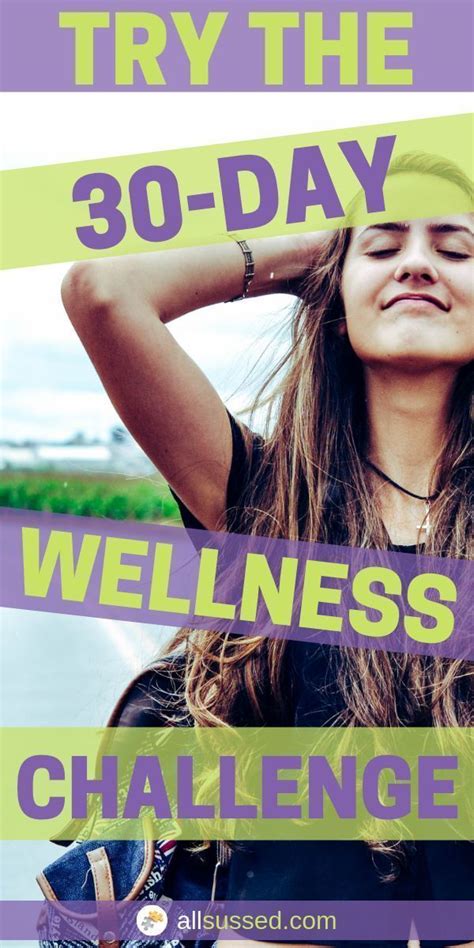 The 30 Day Wellness Challenge Wellness Challenges Health Challenge