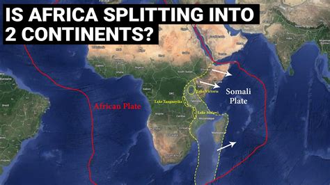 Is Africa Splitting Into Two Continents East African Rift Valley