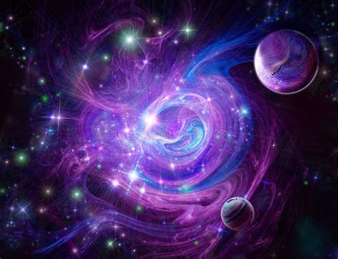 Blue Purple Nebula Stock Image Image Of Scifi High 10617223