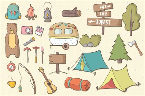 Lets Go Camping | Camping drawing, Camping clipart, Go camping