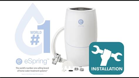 installation guide espring water filter amway youtube