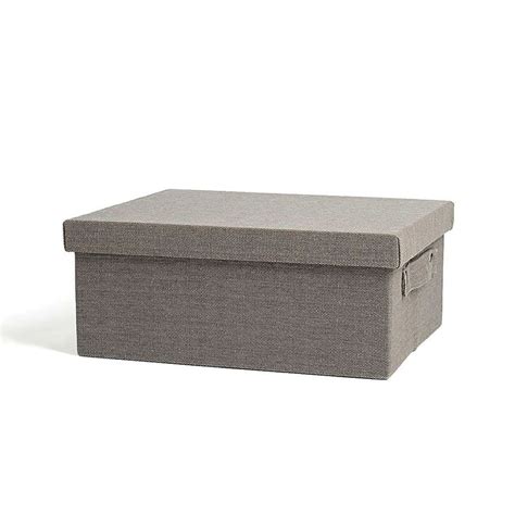 Box mit Deckel, 46x38x20cm, schwarz | Box mit deckel, Aufbewahrung aus