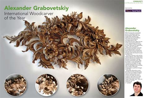 Custom Wood Carving By Master Wood Carver Alexander Grabovetskiy