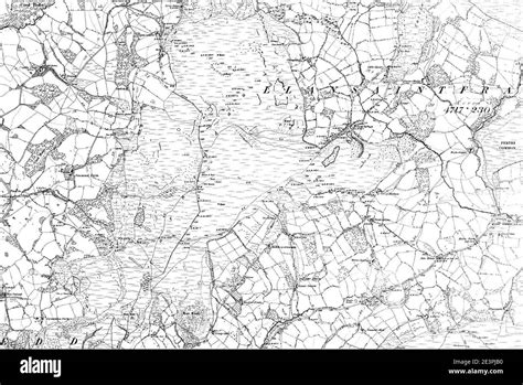 Map Of Radnorshire Os Map Name 028 Sw Ordnance Survey 1888 1891 Stock