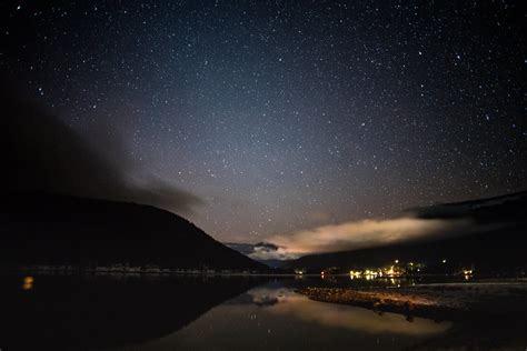 Starry Kootenay Lake Winter Stars Over A Calm Kootenay Lak Flickr