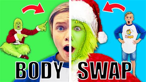 Body Swap Jack And The Grinch Swap Bodies Fun Squad Youtube