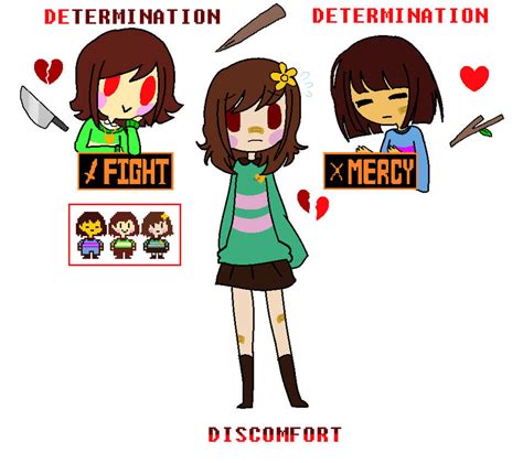 Chara X Frisk Fusion By Lazzybon On Deviantart