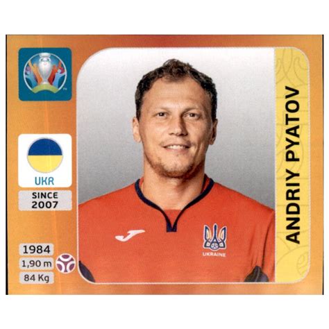 Panini Em 2020 Tournament 2021 Sticker 323 Andriy Pyatov Ukrain