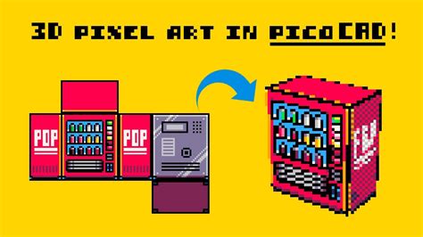 Making 3d Pixel Art Using Picocad Youtube