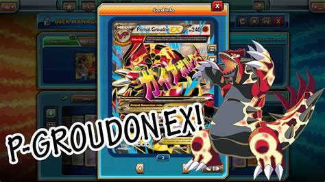 4 ex pokemon cards all of groudon are shown in this video. Primal Groudon EX! Pokemon Trading Card Game Online - YouTube