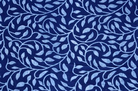 Indigo Fabric Indigo Blue Cotton Fabric Block Printed Etsy Uk