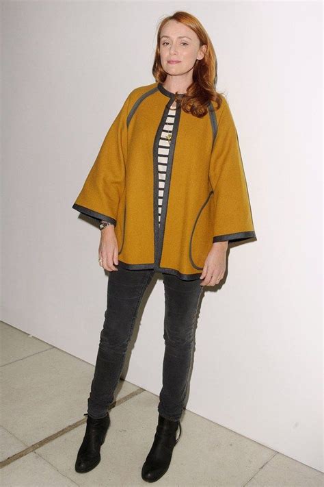 Keeley Hawes Rocked A Mustard Cape At The Issa Show Fashion Autumn
