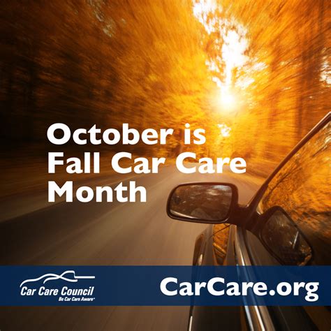 Motorist Checklist For Fall Car Care Month In October Be Car Care