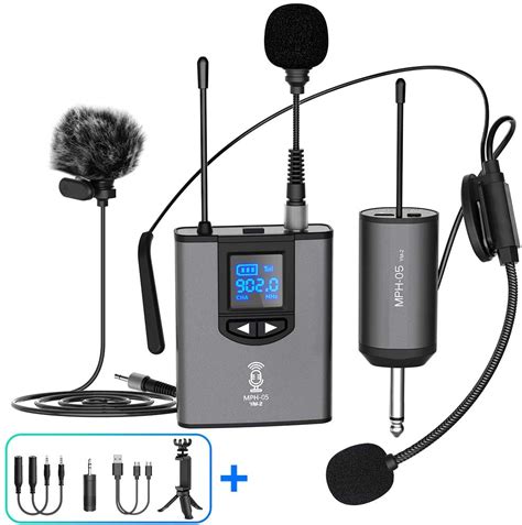 Check spelling or type a new query. UHF Wireless Microphone System Headset Mic/Stand Mic ...