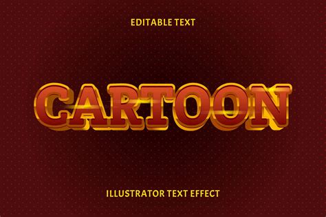 Cartoon Editable Text Effect Graphic By 5amilstudio55 · Creative Fabrica