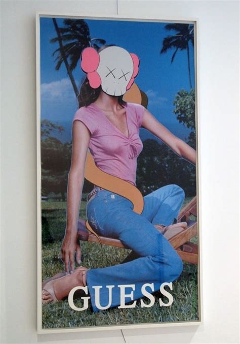 Guess 2001 Acrylic By Kaws Brian Donnelly Trampt Library
