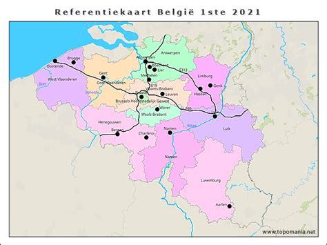 Data Kaart Belgie Vogels