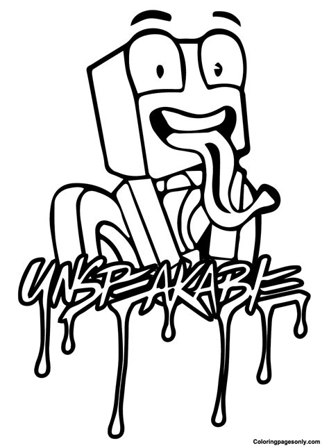 Images Unspeakable Coloring Page Free Printable Coloring Pages