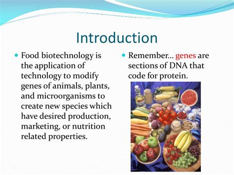 Ppt Food Biotechnology Powerpoint Presentation Id5533545