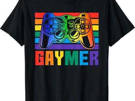 gaymer gay pride rainbow gamer gaming lgbtq t shirt men buy t shirt designs