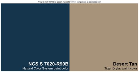 Natural Color System NCS S 7020 R90B Vs Tiger Drylac Desert Tan 016