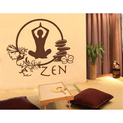 Zen Meditation Wall Decal Wall Sticker Vinyl Wall Art Home Decor