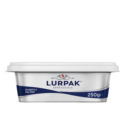 Lurpak Slightly Salted Butter Spread 12x250g Unami Plate