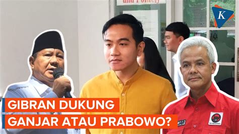 ketika gibran ditanya pilih prabowo atau ganjar