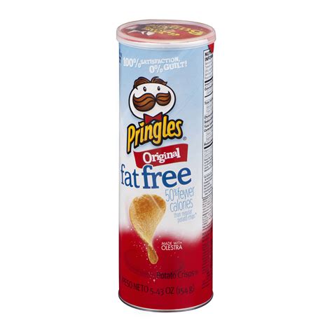 Pringles Fat Free Original Potato Crisps 543 Oz