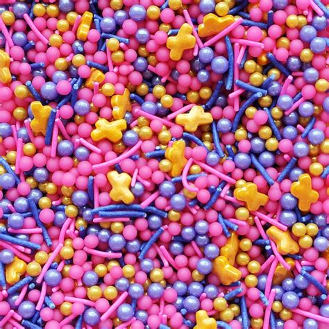 Xoxo 120g Sprinkle Mix Valentines Sprinkle Mix Purple And Etsy