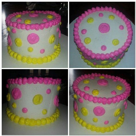 Polka Dot First Birthday Smash Cake For Pictures Blue Orange And Green
