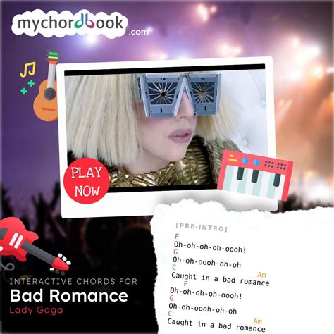 Lady Gaga Bad Romance Chords