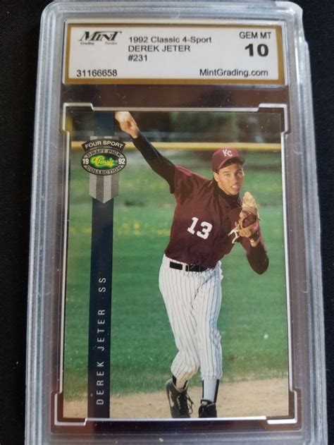 Check spelling or type a new query. 1992 Classic Four Sport #231 Derek Jeter Kalamazoo High ...