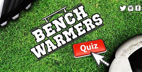 Quiz Benchwarmers Ultimate Top 4 Leagues Goalscorer Quiz